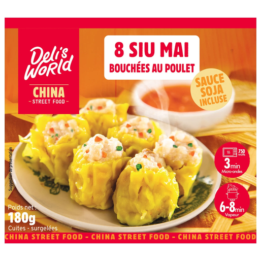 [3760184013582] DELI'S Siu Mai de pollo con salsa de soja 180 g