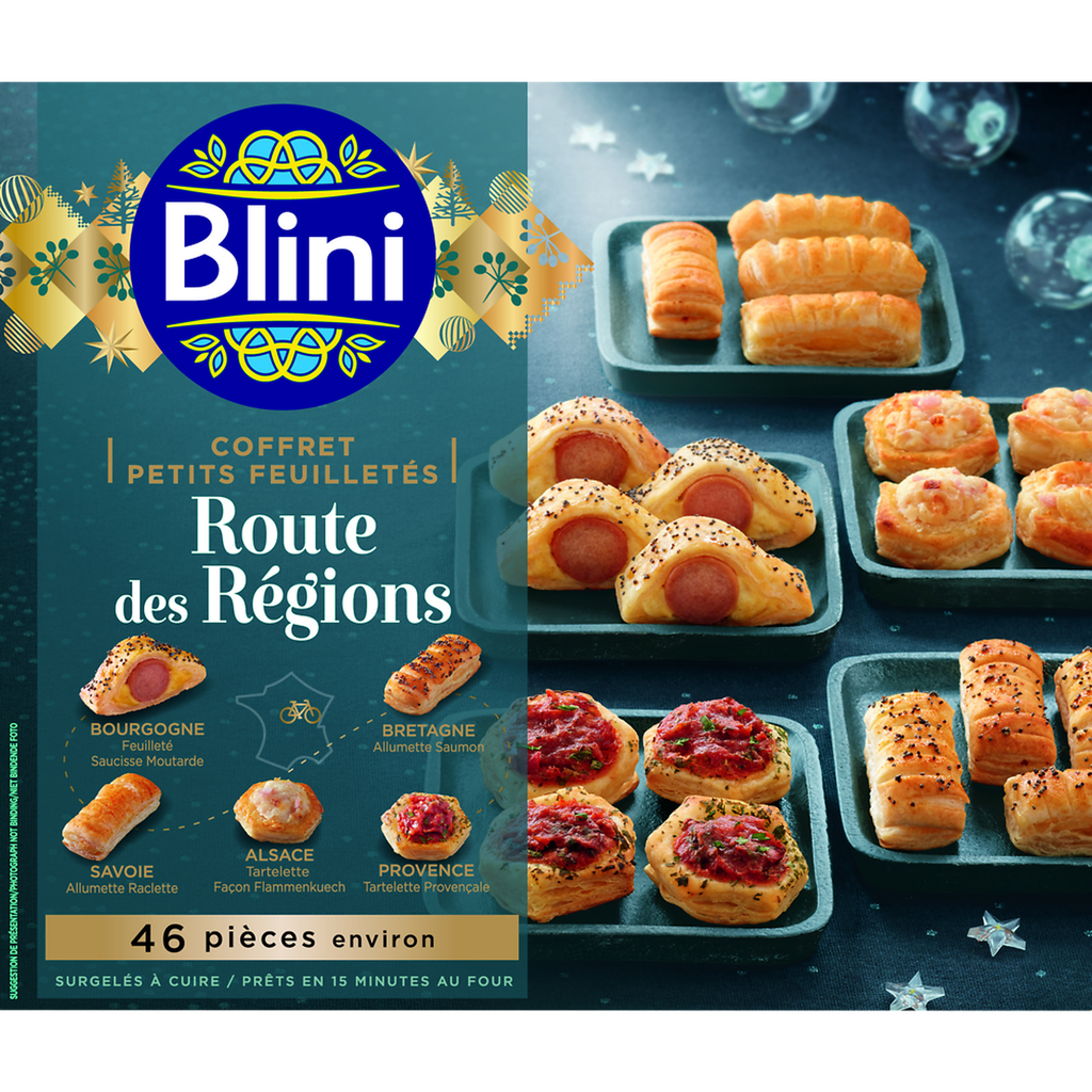 BLINI Surtido de hojaldres Route des Régions 485 g