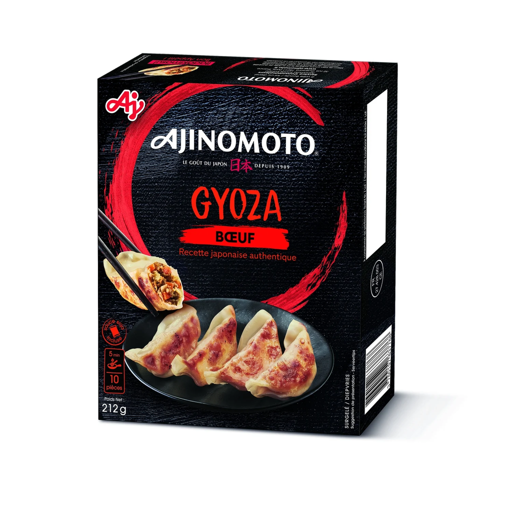 AJINOMOTO Gyoza de ternera y verduras para saltear con salsa de soja 212 g
