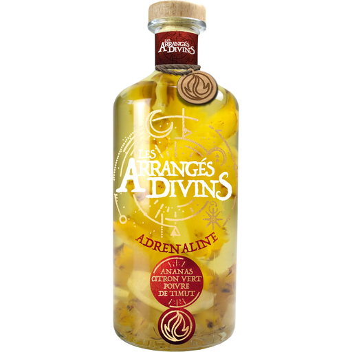 [3760221471139] LES ARRANGÉS DIVINS Bebida à base de rum ananás lima 0.7 L