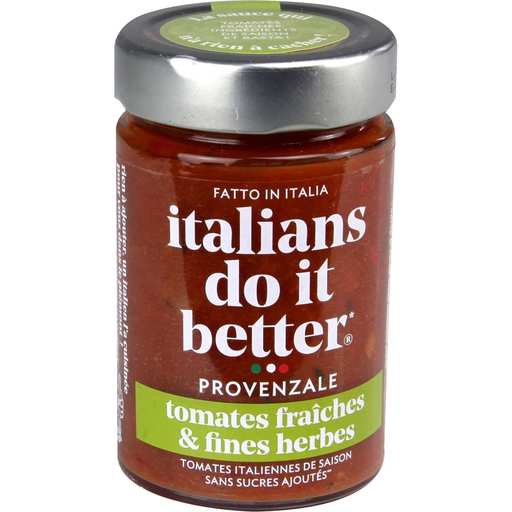 [3760253402002] ITALIANS DO IT BETTER Salsa Provenzal de tomates frescos y finas hierbas 190 g