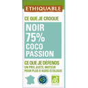 ETHIQUABLE Dark Chocolate 75% Coconut Passion Nicaragua 100 g