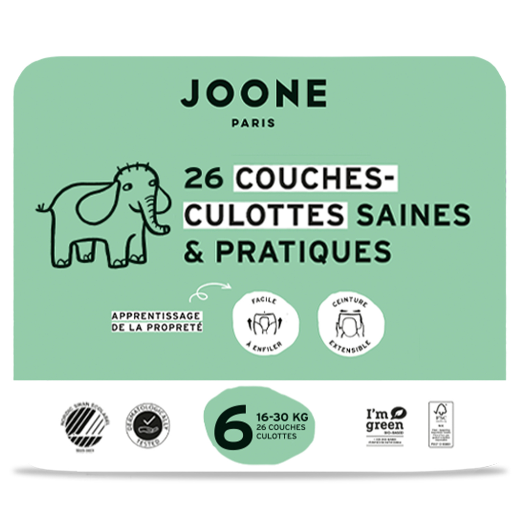 JOONE Pañales-Braguita Talla 6 16-30 kg, pack de 26 unidades