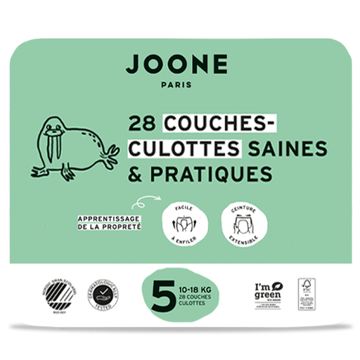 [3760303886837] JOONE Paris Fraldas Tamanho 5 10-18 kg 28 unidades