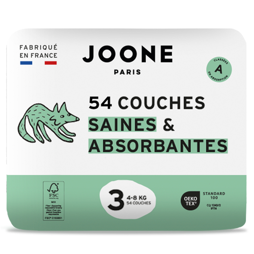 [3760303886882] JOONE Paris Diapers size 3, 54 count