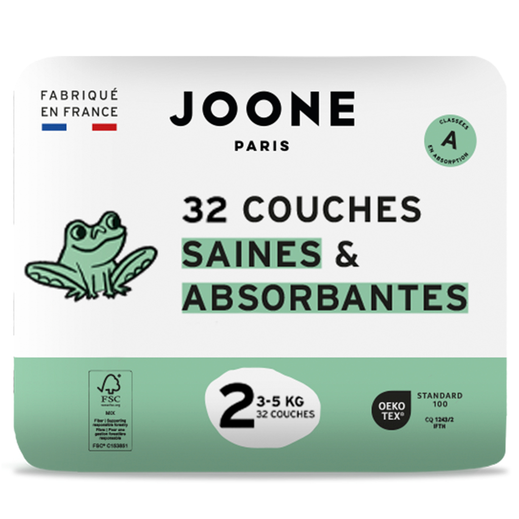 JOONE Baby Diapers Size 2 3-5 kg, pack of 32