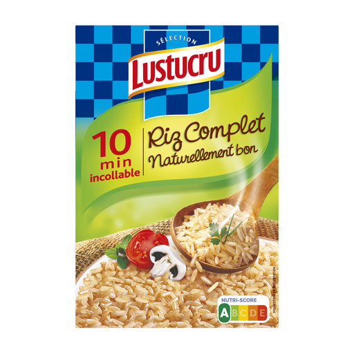 [3760341070366] LUSTUCRU Arroz Largo Integral 10 min 450 g