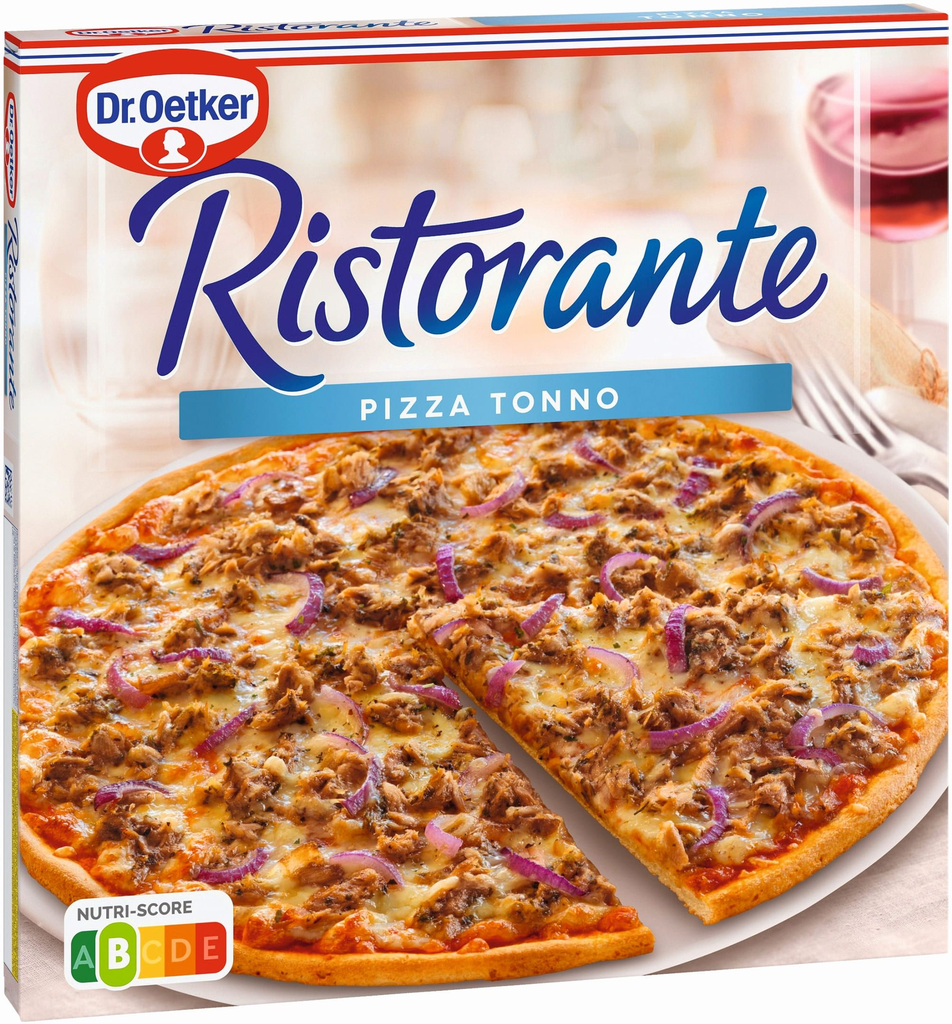 DR. OETKER Pizza de atún Ristorante 355 g