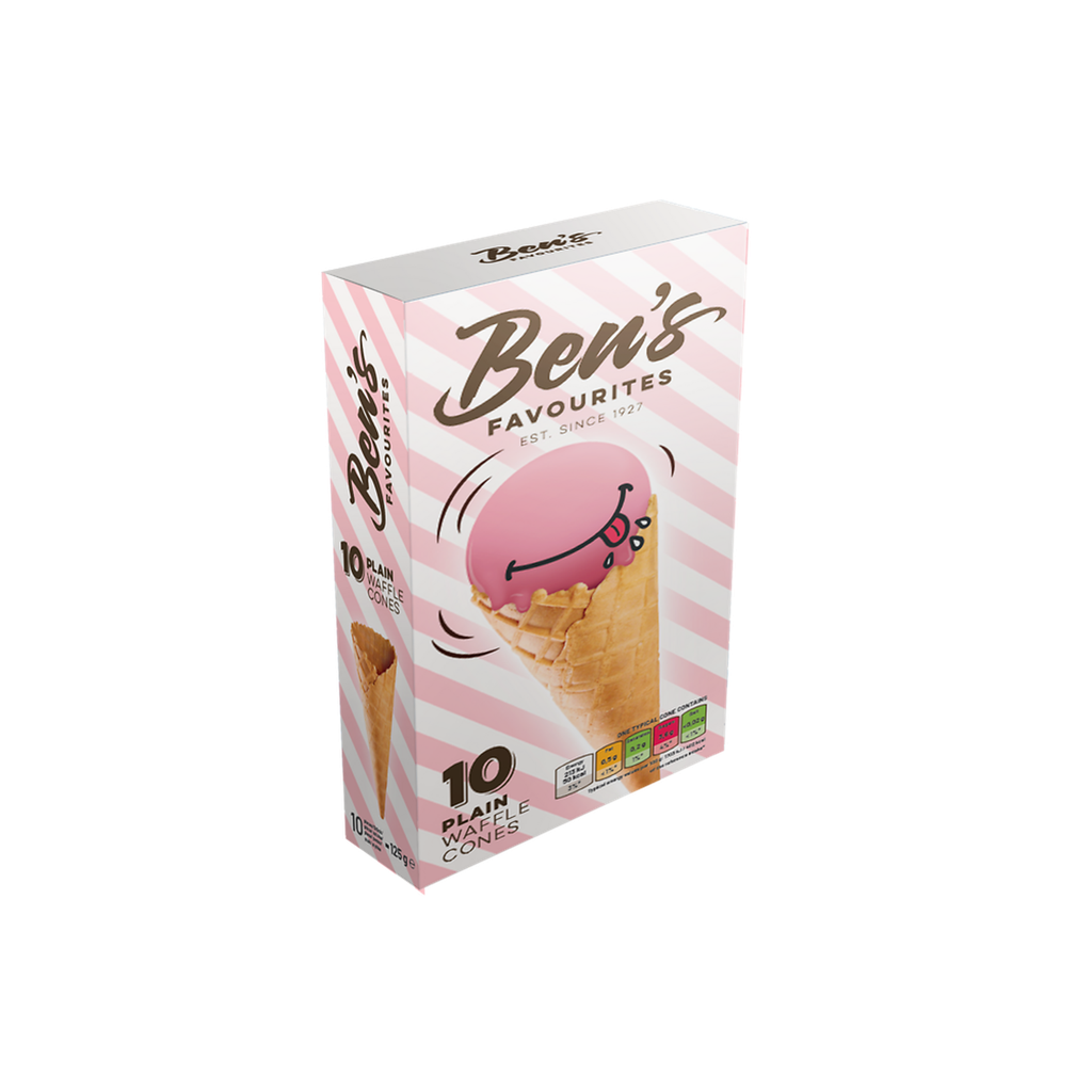 10 Cornets A Glaces Natur E 125G Ben S Favourites