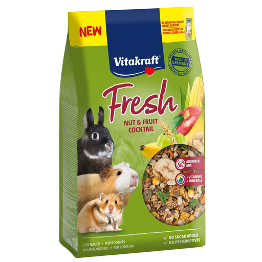 [4008239586094] VITAKRAFT Rodent food Fresh nut & fruit cocktail 300 g