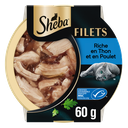SHEBA Chicken and Tuna Fillets for cats 60 g
