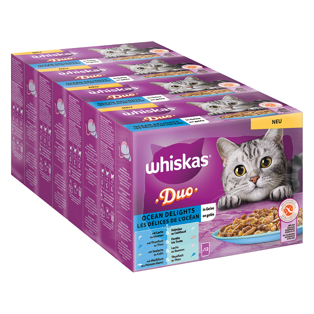 Whiskas Pâtée Pour Chat Adulte En Gelée Sélection Océan 12X85G