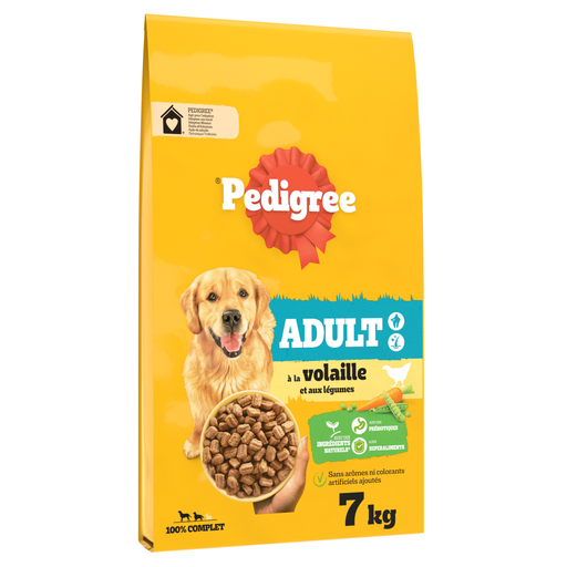 [4008429162084] PEDIGREE Croquettes pour chien adulte volaille et légumes 7 kg