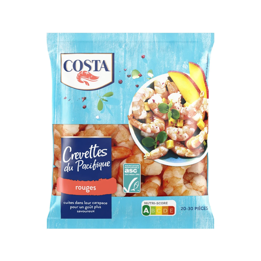 [4008467052101] COSTA Gambas del pacífico rojo ASC 250 g