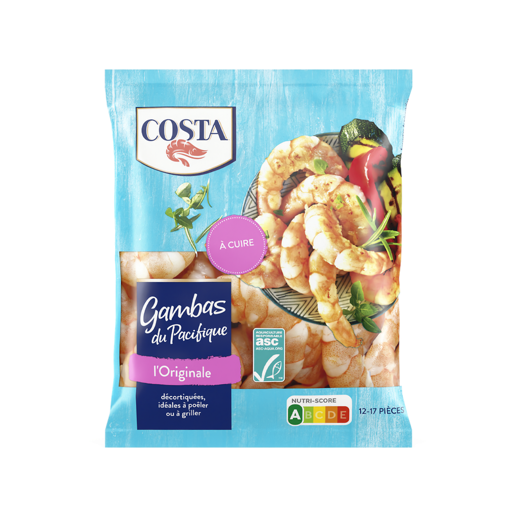 COSTA Pacific Prawns ASC 250 g