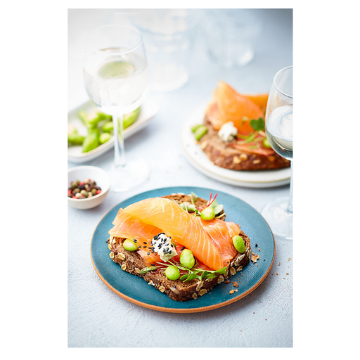 [3033610056812] LABEYRIE Atlantic Smoked Salmon Norway -25% salt 4 slices 130g