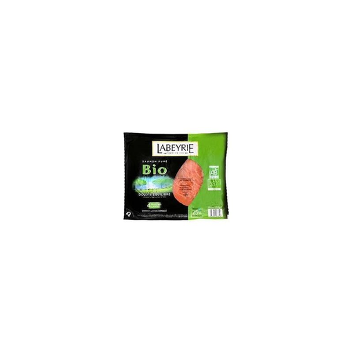 [3033610063858] LABEYRIE Organic Smoked Salmon 4 Slices 130 g