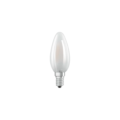 [4058075437128] OSRAM LED Flame frosted glass 4W E14 470lm Cool White