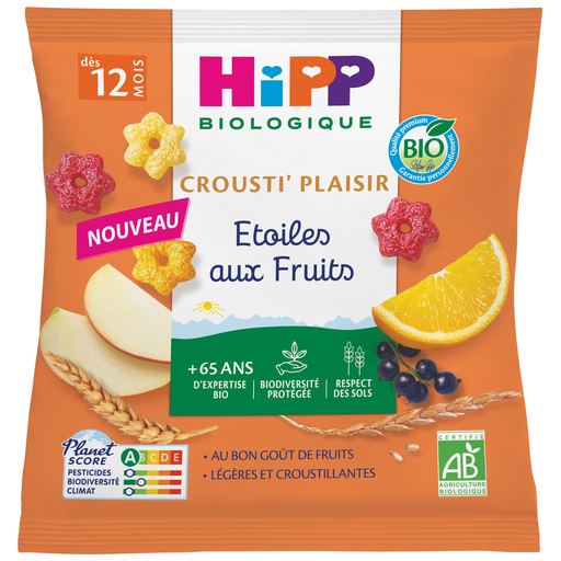[4062300462267] HIPP Crousti' plaisir Fruit Stars organic 30 g