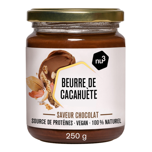[4260744951716] NU3 Crema de Cacahuete chocolate 250 g