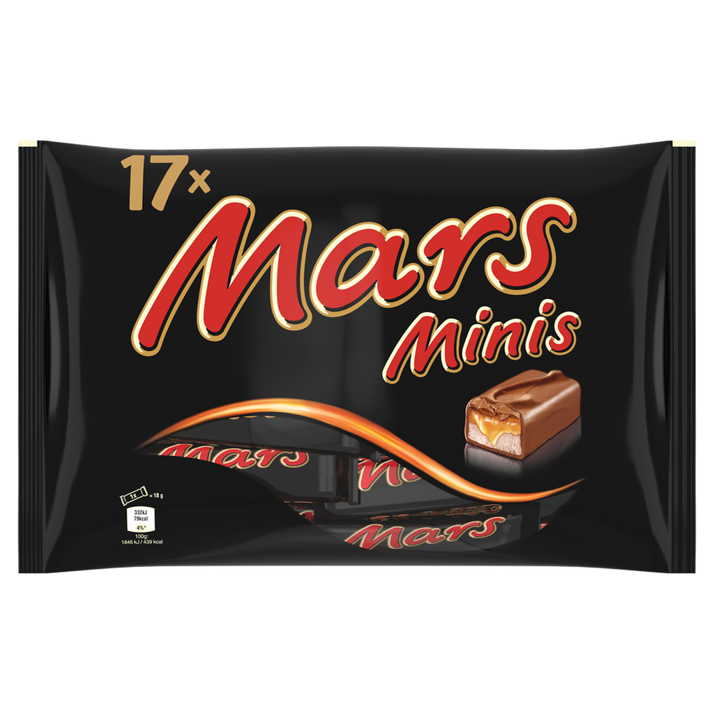 MARS Minis Barras de Chocolate e Caramelo 333 g