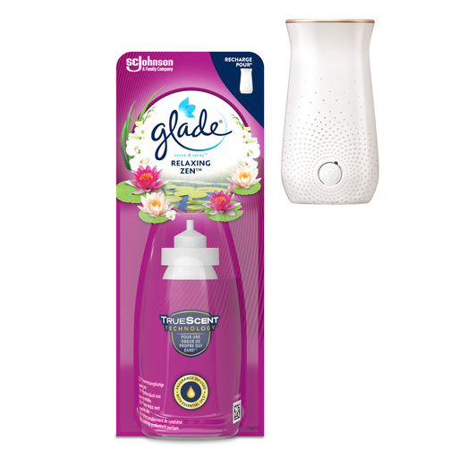 [5000204287301] GLADE Sense & Spray Relaxing Zen Recarga Difusor Automático 18 ml