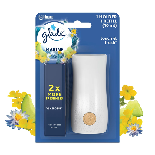 [5000204288575] GLADE Difusor Touch & Fresh Aroma Marinho 10 ml