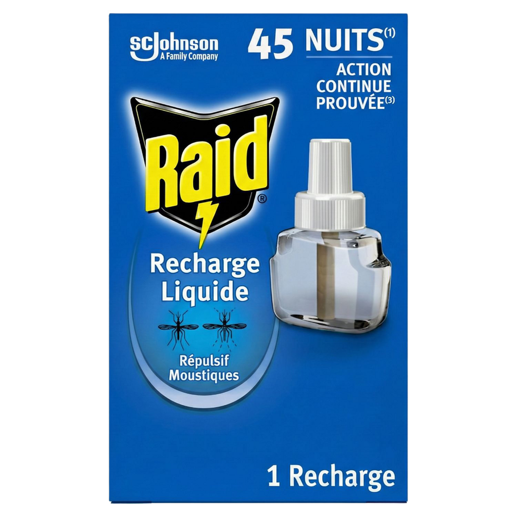 RAID Recarga líquida para difusor elétrico repelente mosquitos e mosquitos tigre 32 ml