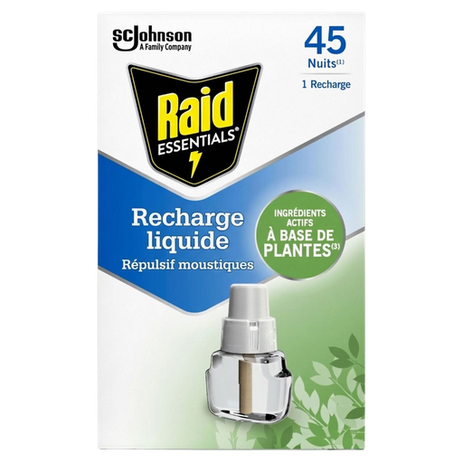 [5000204335446] RAID Mosquito Repellent Refill Plant-Based Fragrance Free 1 refill