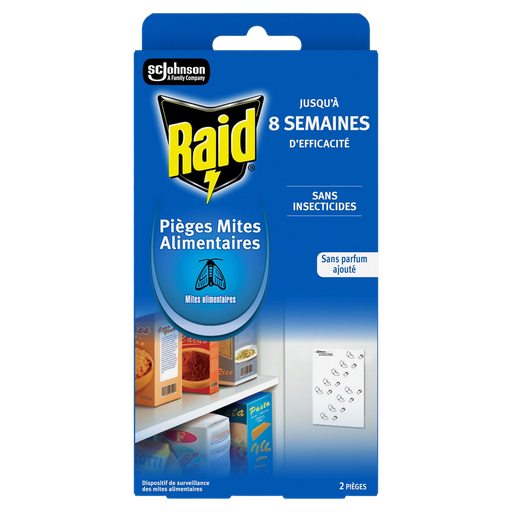 [5000204342796] RAID Piège mites alimentaires 2 pièges