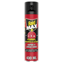 RAID Insecticida Spray 2en1 Hormigas Arañas y Cucarachas 400 ml