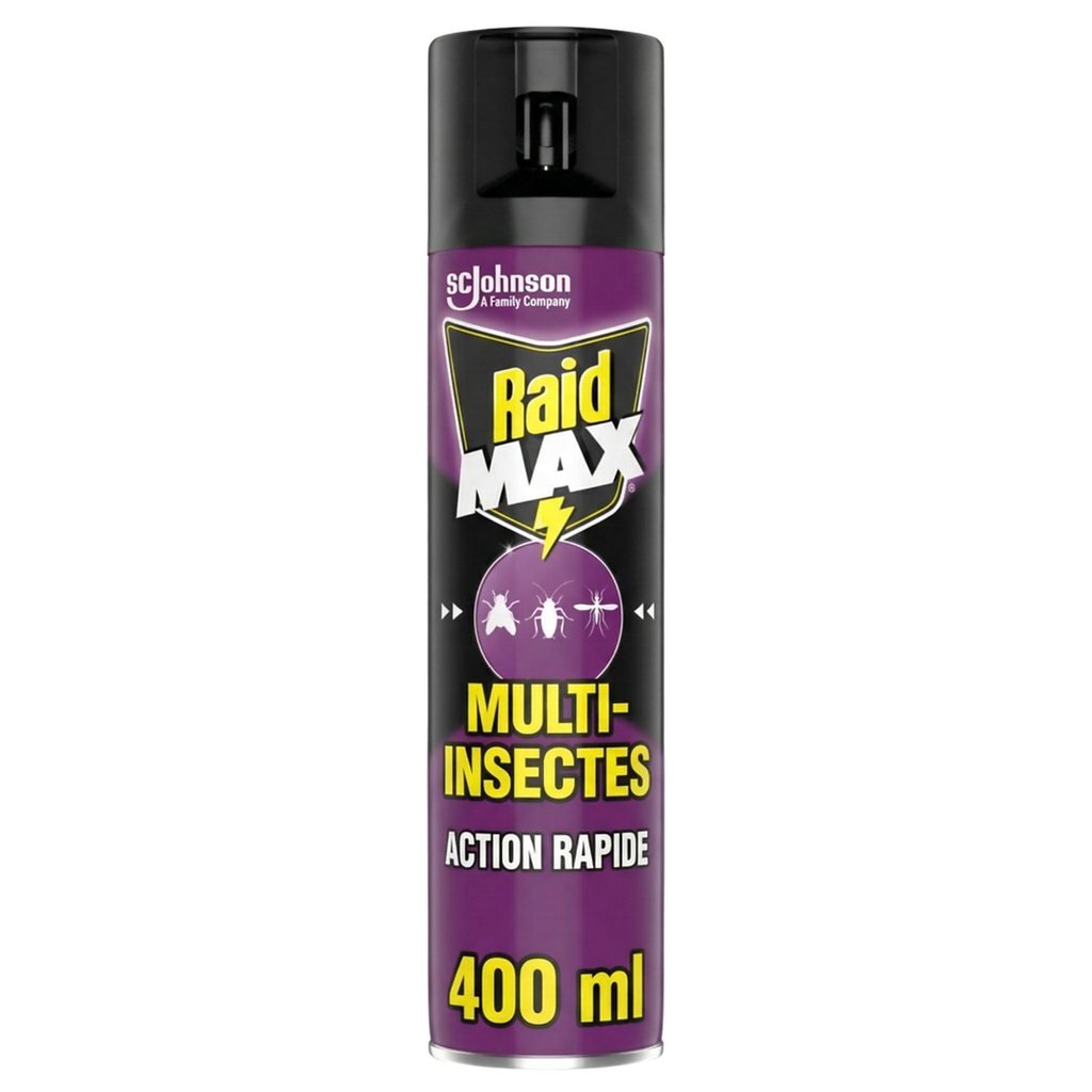 RAID Multi-insecticide spray Max action 400 ml