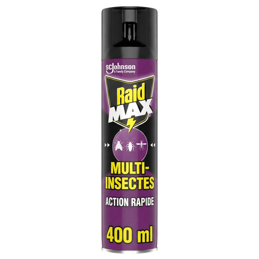 [5000204343120] RAID Insecticide multi-insectes action rapide Max 400 ml