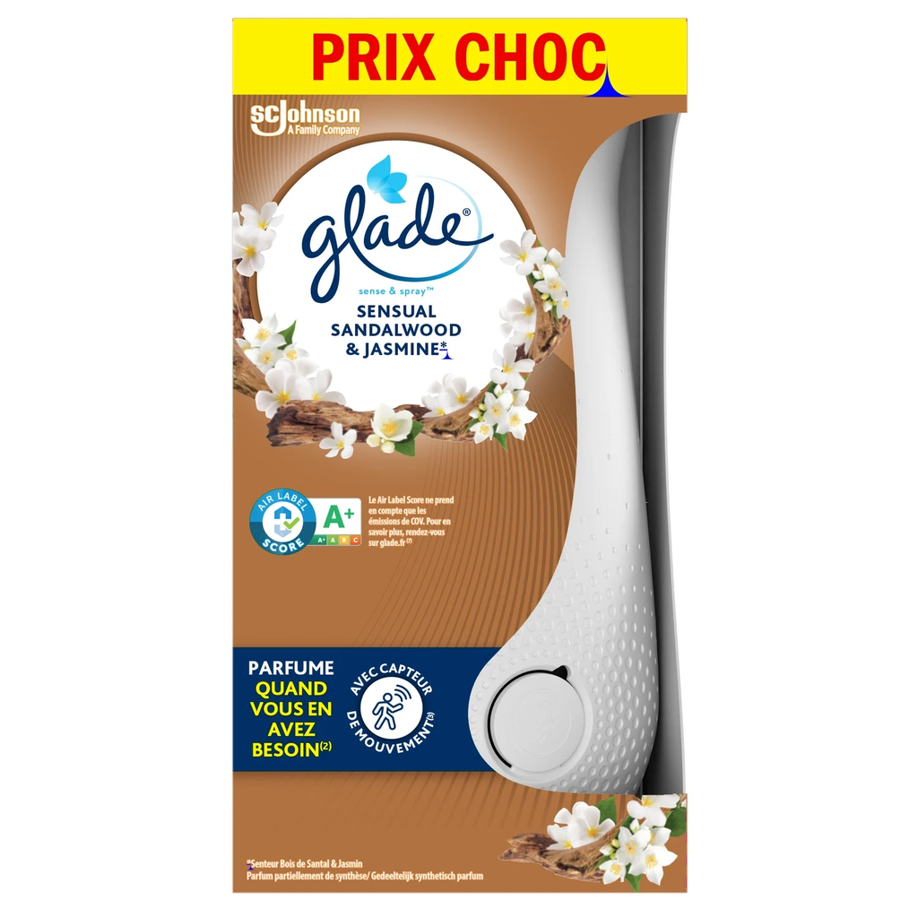 GLADE Sense & Spray Difusor Automático Sensual Sandalwood & Jasmine 1 peça