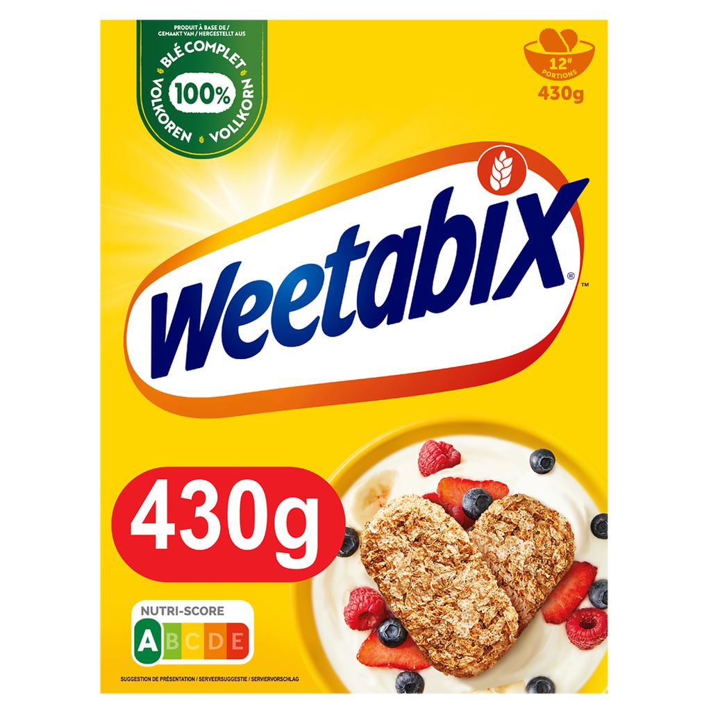 WEETABIX Cereais de trigo integral 430 g
