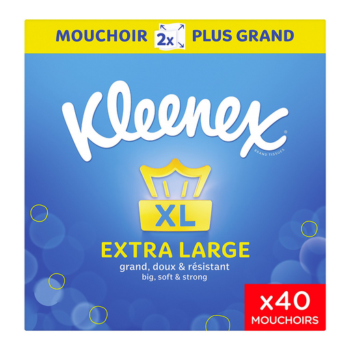 [5029053580890] KLEENEX Original Tissues large soft & resistant XL 40 tissues box