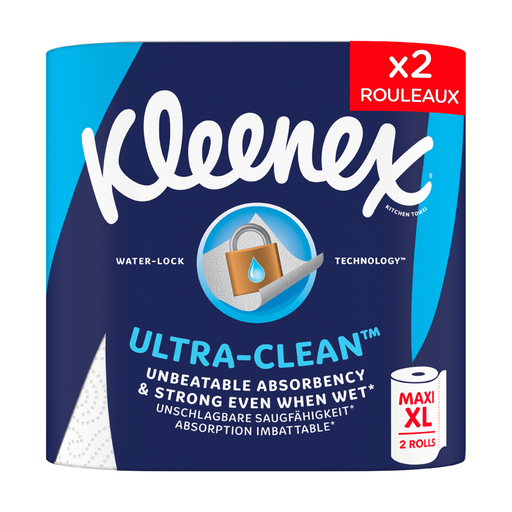 [5029053581620] KLEENEX Essuie-tout Ultra-Clean 2 maxi rouleaux