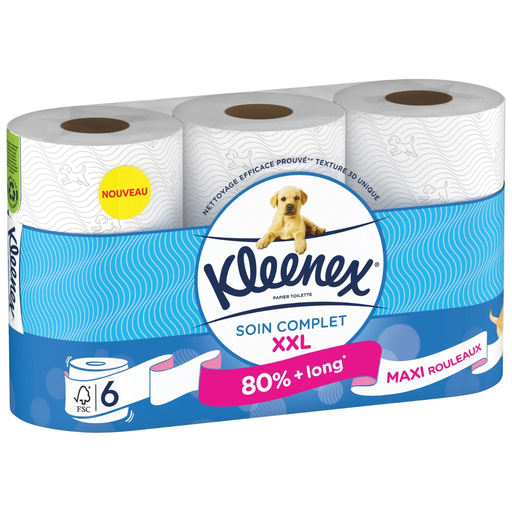 [5029053582801] KLEENEX Papel higiénico Soin Complet XXL 6 rolos