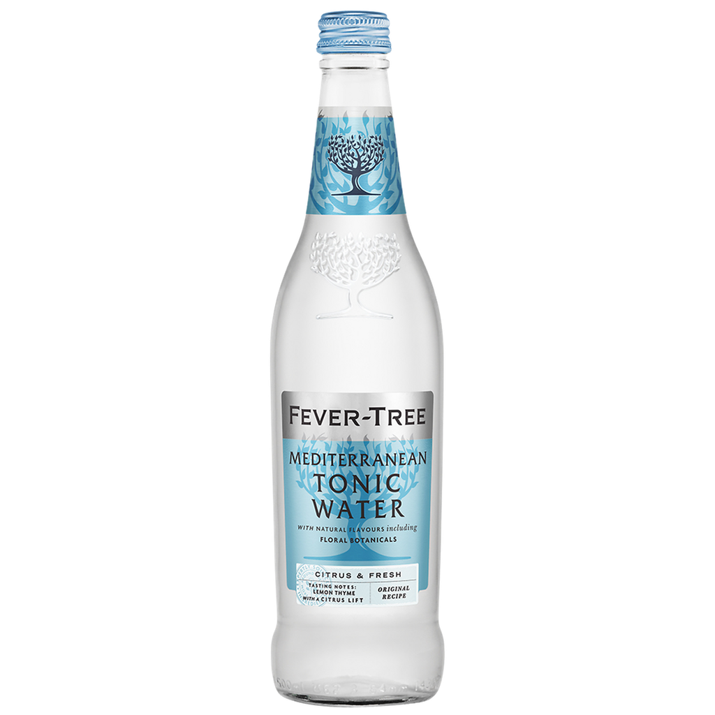 FEVER TREE Mediterranean Tonic Water Sparkling Lemon Water 0.5 L