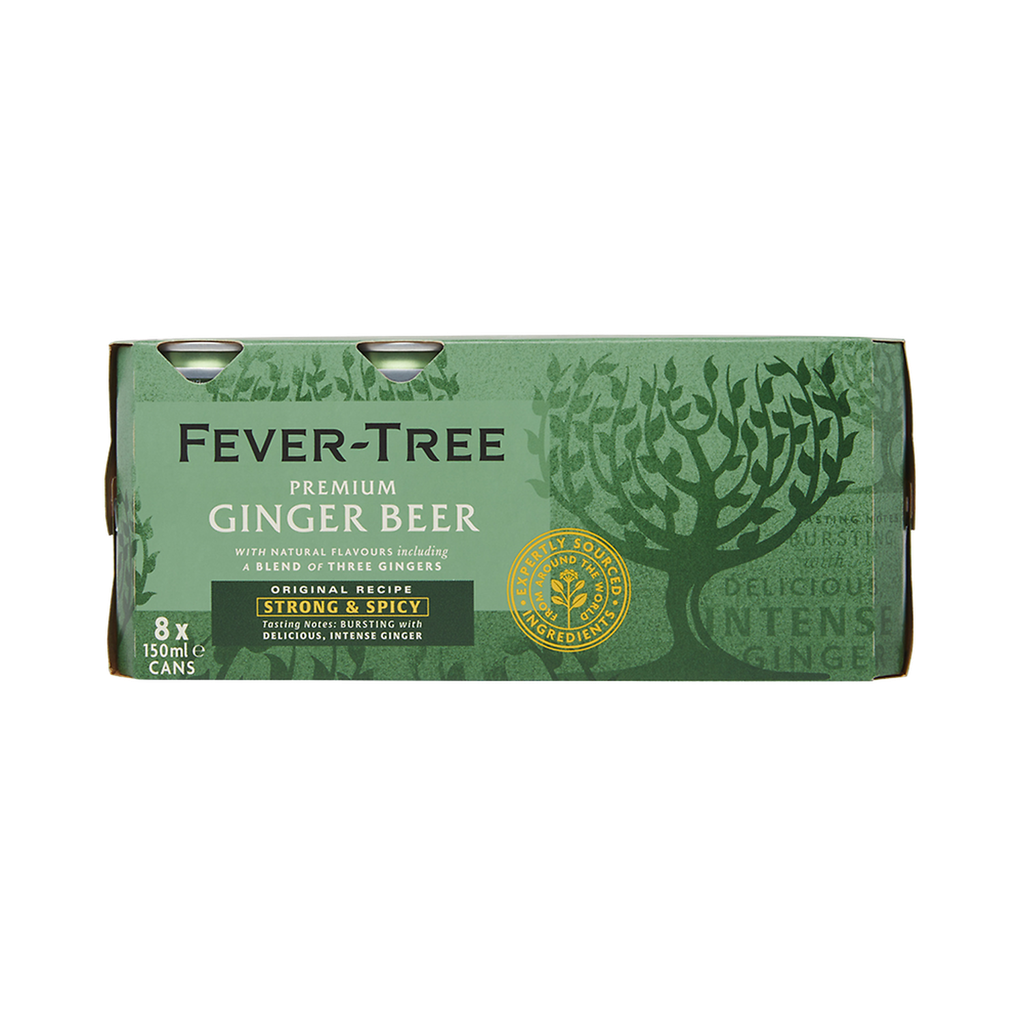 FEVER TREE Ginger Beer Strong and Spicy 8 x 15 cl