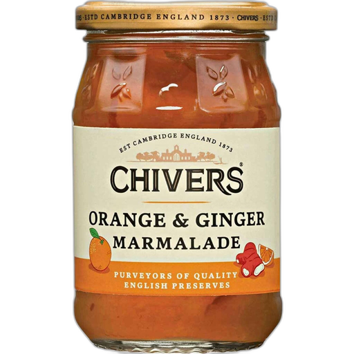 [5098732012687] CHIVERS Mermelada de naranja y jengibre 340 g