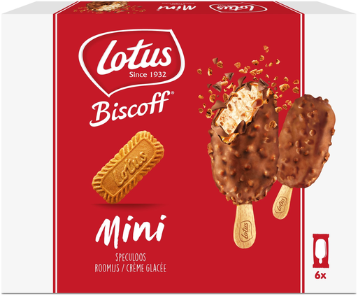 [5410126007701] LOTUS Mini Bâtonnets glacés Original Speculoos 276 g