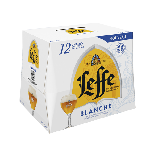 [5410228319580] LEFFE Bière blanche 12 x 25 cl