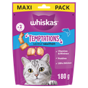 WHISKAS Temptations friandises pour chat au saumon 180 g