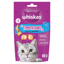 WHISKAS Temptations friandises pour chat au saumon 60 g