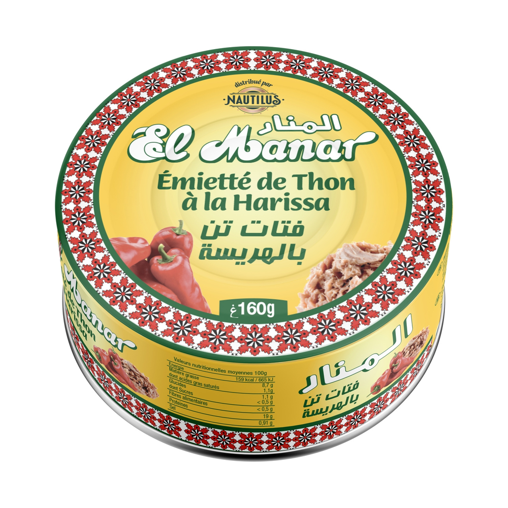 EL MANAR Shredded Tuna with Harissa 160 g