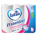 LOTUS Essuie-tout L'Essentiel blanc 3 rouleaux