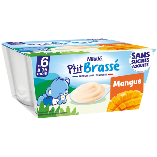 [7613287936691] NESTLE Naturnes Petit Brassé Mango 4x90g