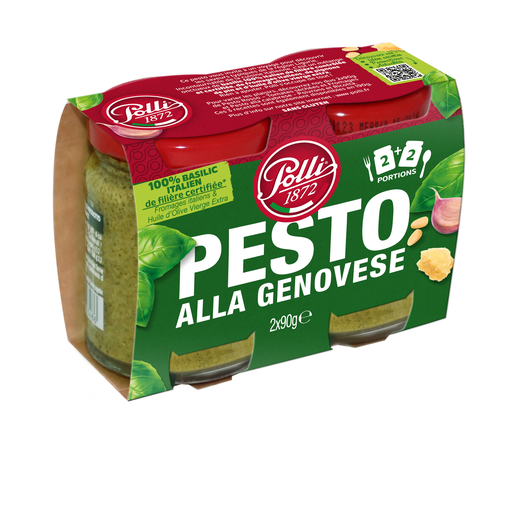 [8001310003448] POLLI Sauce pesto alla genovese les 2 pots de 90 g