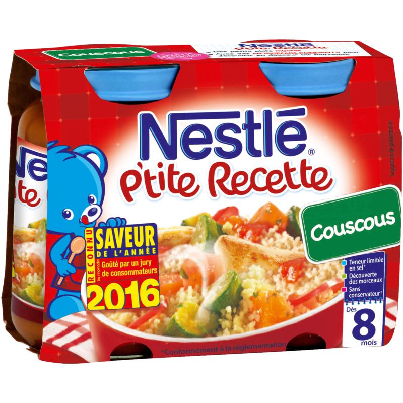 Nestle Pack 2X200G Ma Recette Couscous